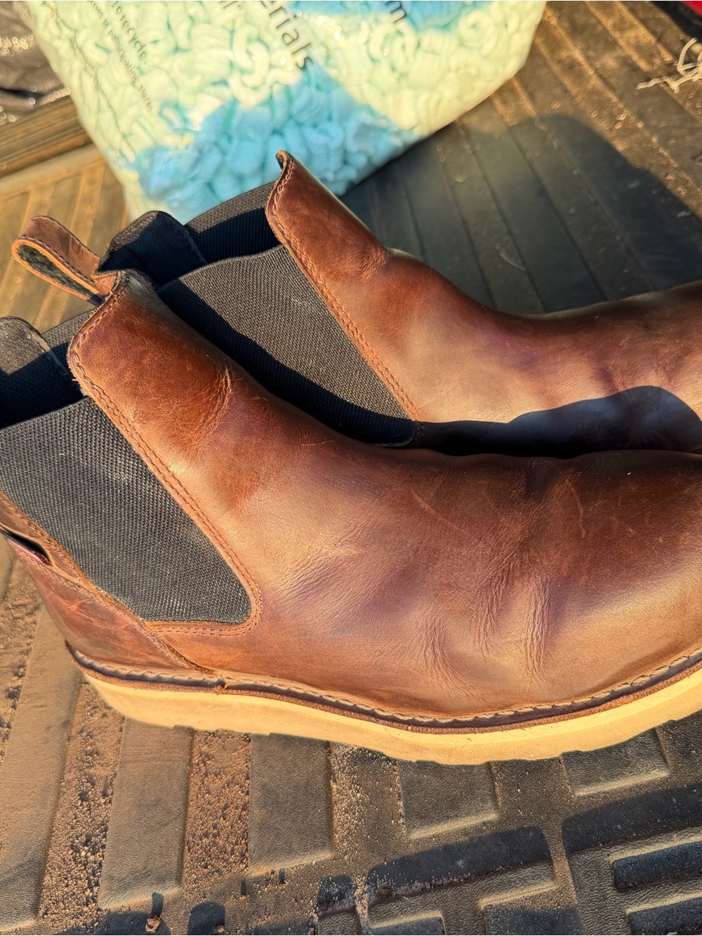 Danner Bull Run Chelsea 6” Brown Leather Boots Men’s 13 D USA Made Ortholite